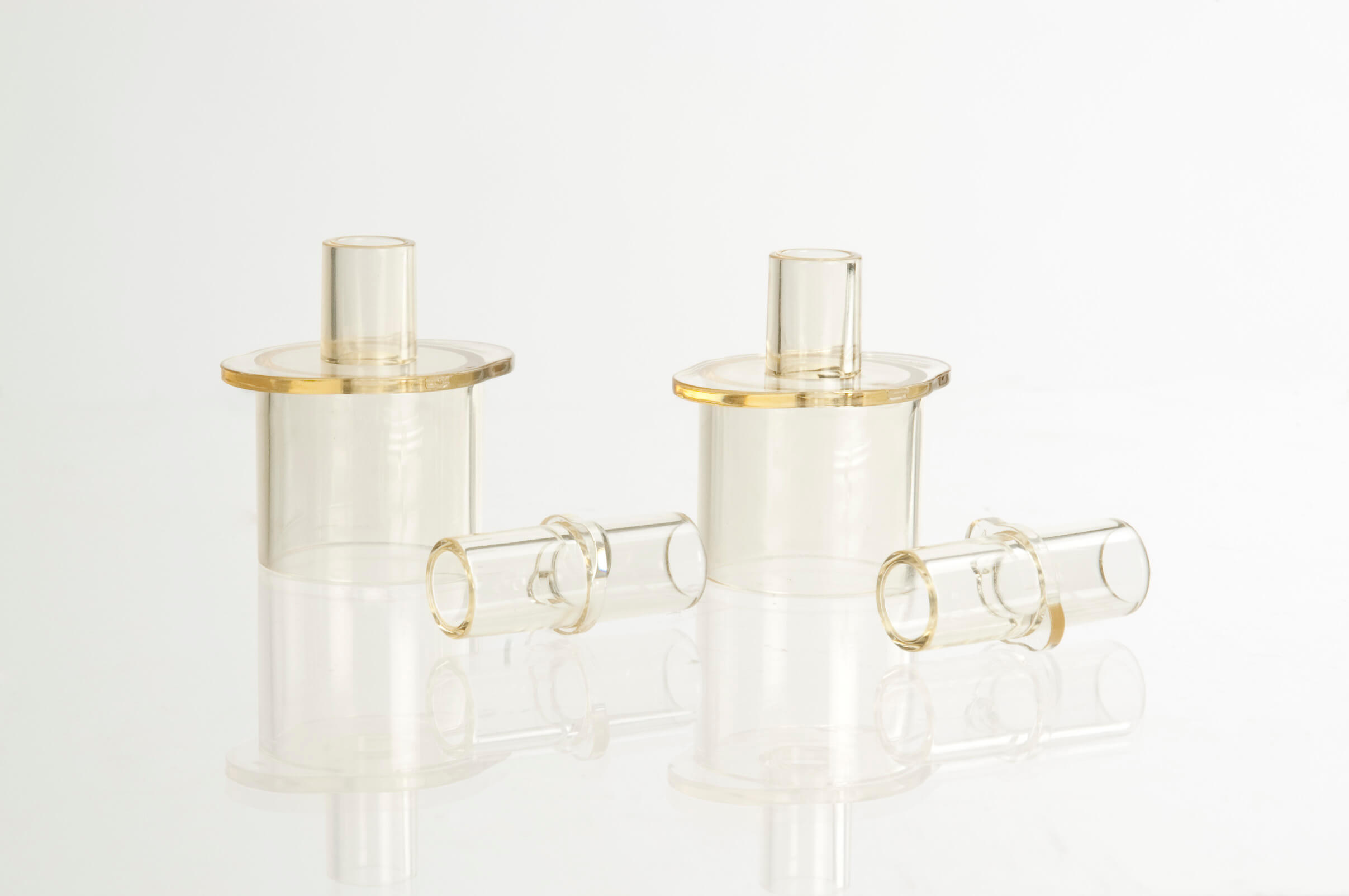 Durable Medical Straight Connectors for Breathing Circuits